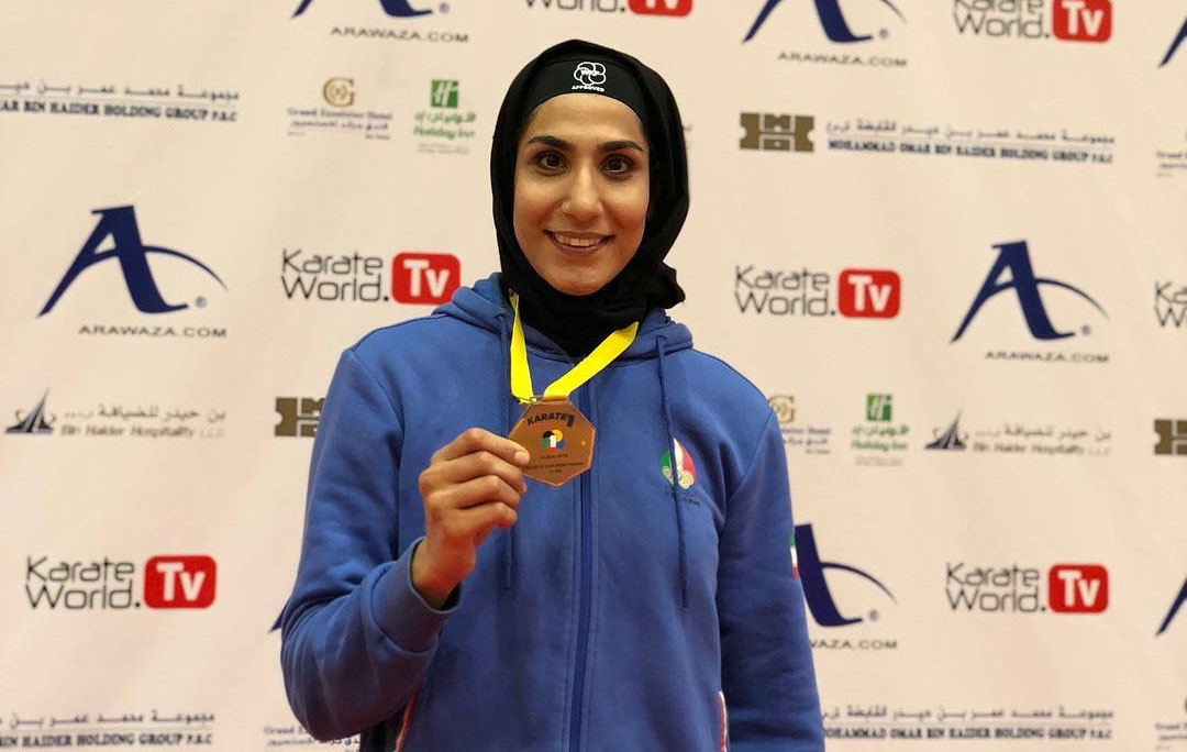 نظرات حمیده عباسعلی پس از نایب قهرمانی در کاراته وان هلند