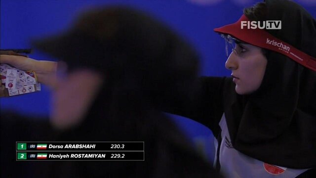 دو مدال تیراندازان ایران در یونیورسیاد| عربشاهی:خوشحالم به اولین مدال دوران حرفه‌ای رسیدم