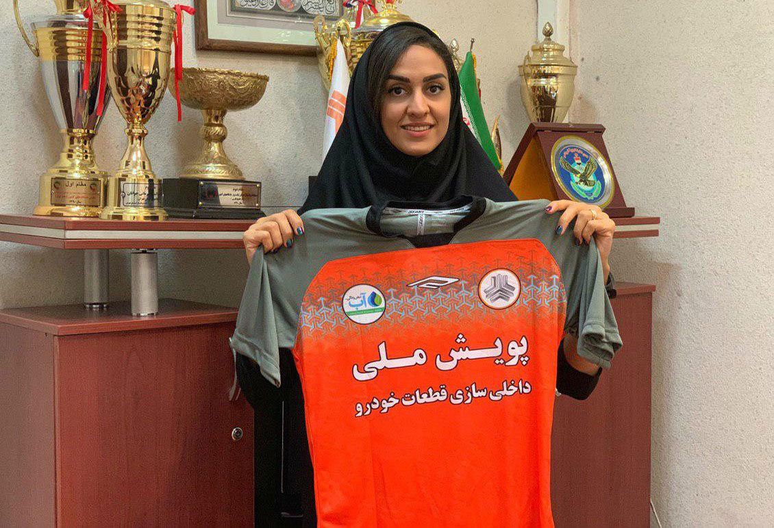 چالش جدید برای پرنده ؛ سپیده توکلی مربی بدنساز تیم والیبال سایپا شد