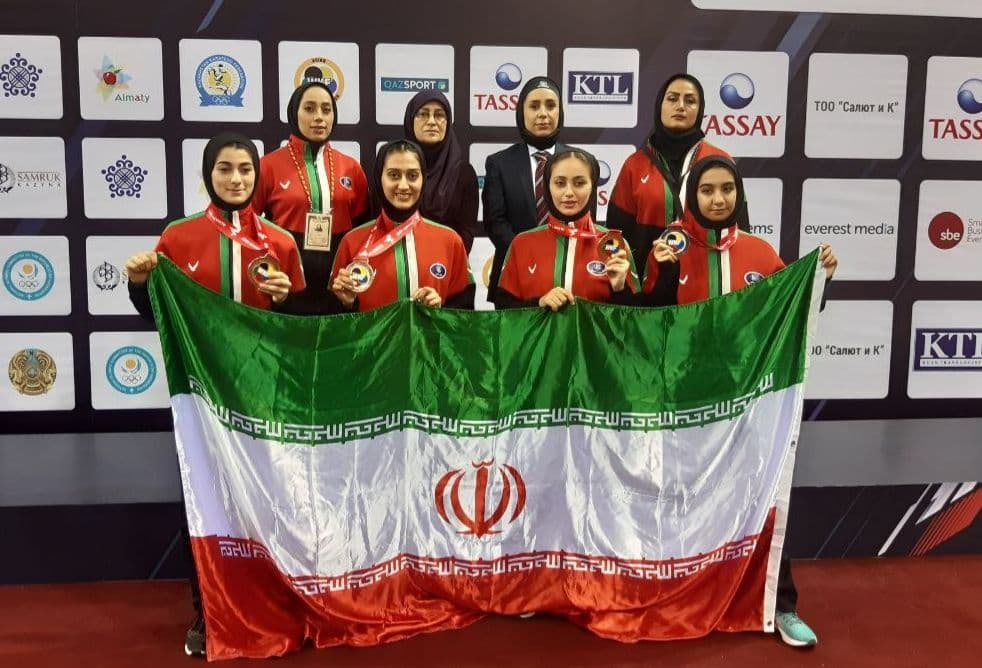 روز سوم : مدال طلا بر سینه مبینا حیدری و آتوسا گلشاد نژاد