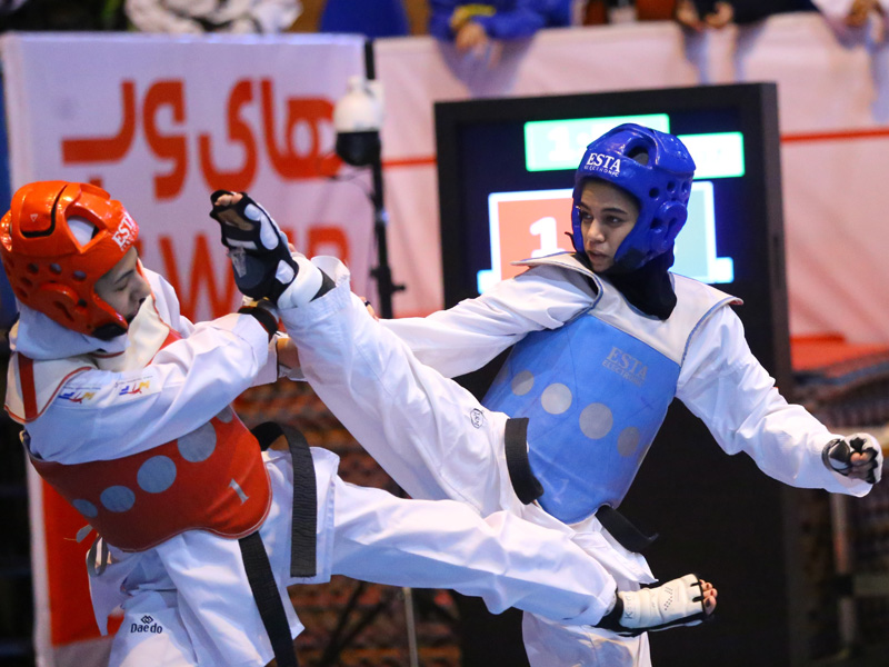 نتایج کامل هفته اول تا سوم لیگ تکواندو زنان در گروه یک