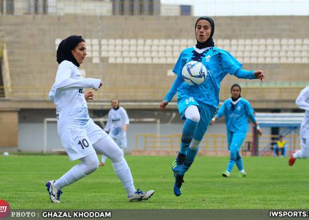 تصاویر دیدار پیکان و ملوان در لیگ فوتبال زنان