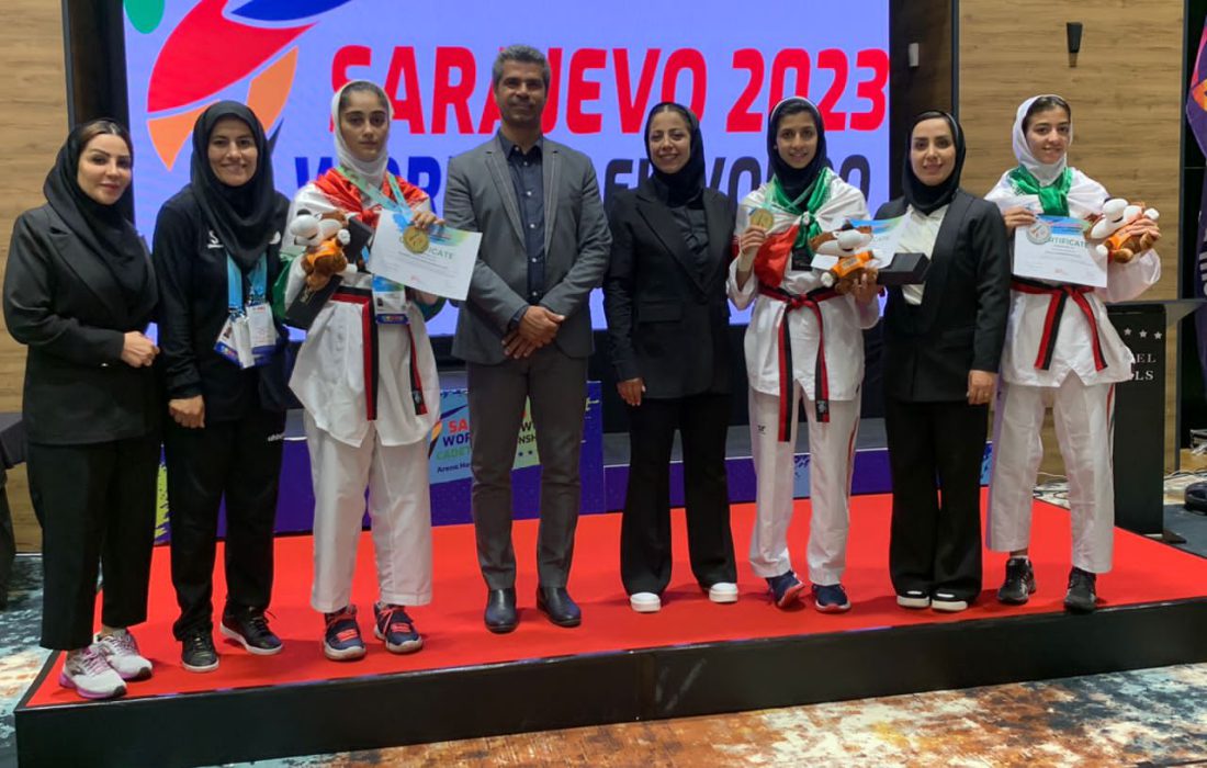 تیم تکواندو نونهالان دختر ایران قهرمان جهان شد