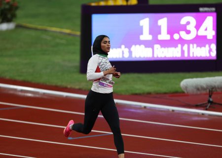 حمیده اسماعیل نژاد در دو صد متر هفتم شد