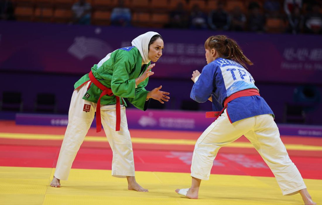 طاهره آذرپیوند از پس حریف قدرتمندش برنیامد