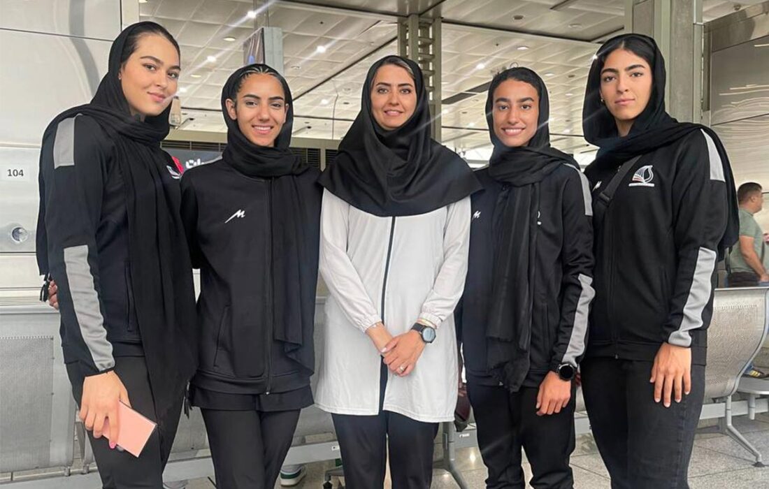 چهار دختر دوومیدانی کار ایران در امارات