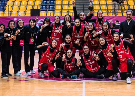 بسکتبال زنان ایران قهرمان غرب آسیا شد