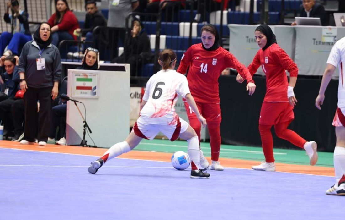 پیروزی دختران بر ازبکستان با مهتاب بنایی