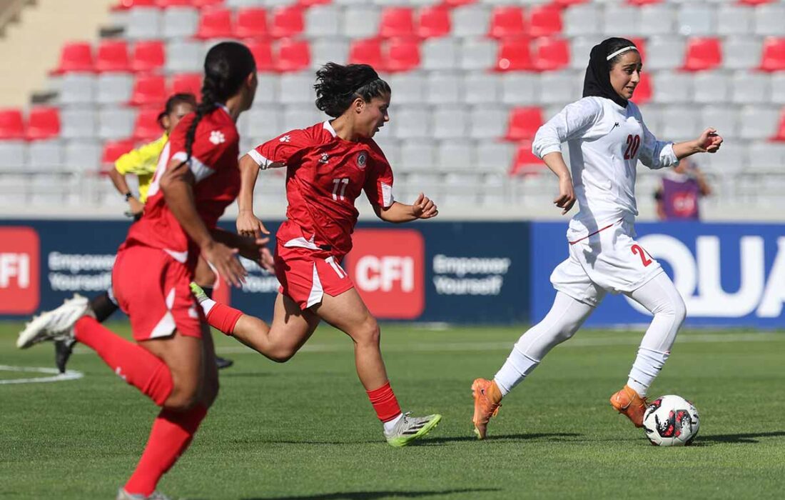 صعود تیم زنان ایران با غلبه بر اردن میزبان