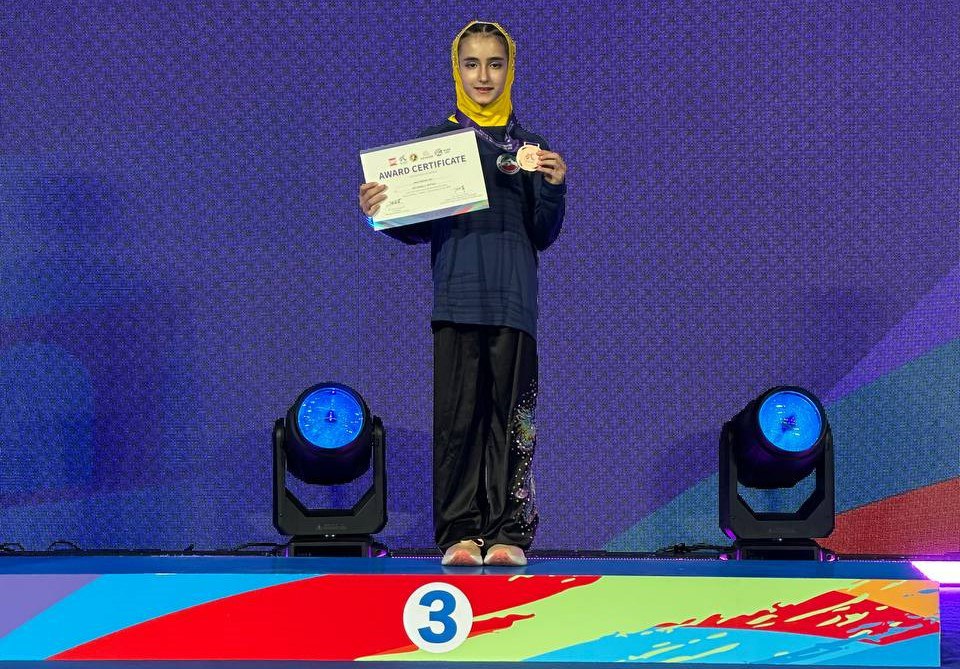 هلیا چراغی دومین مدال تالو را کسب کرد